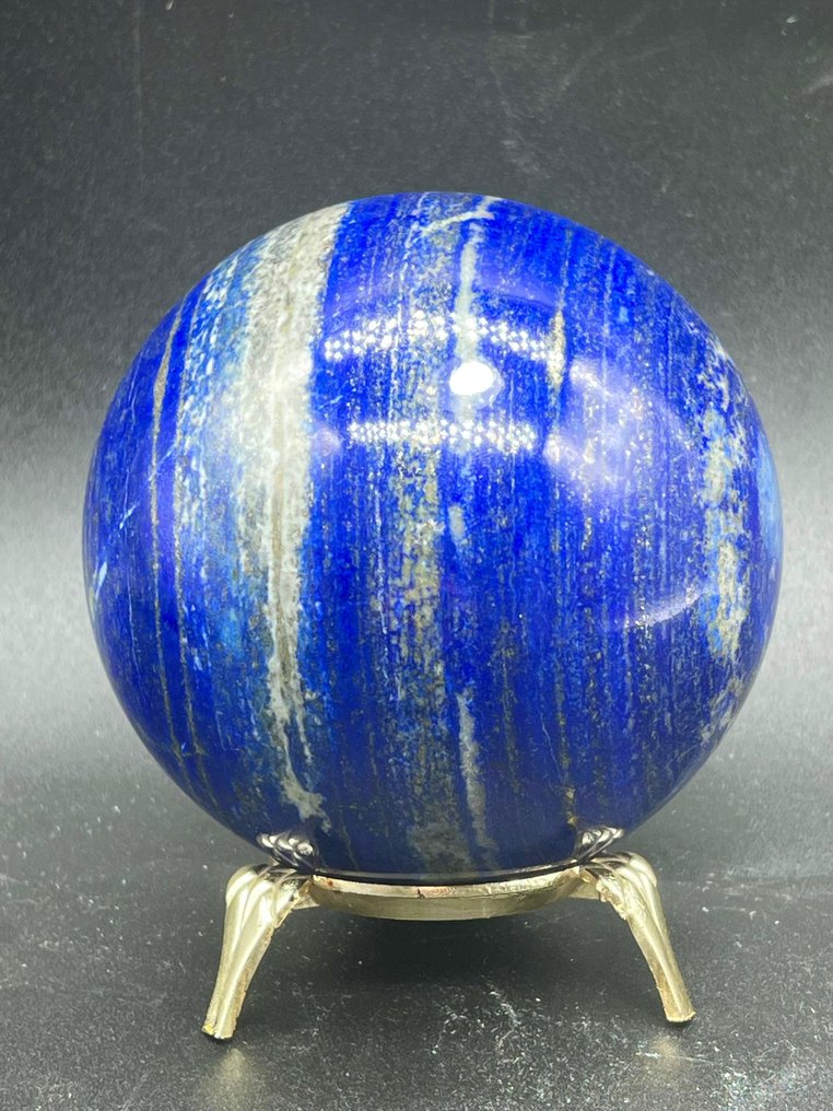 Lapis lazuli levigato Sfera - Altezza: 93 mm - Larghezza: 93 mm- 1195 g - (1) #1.0