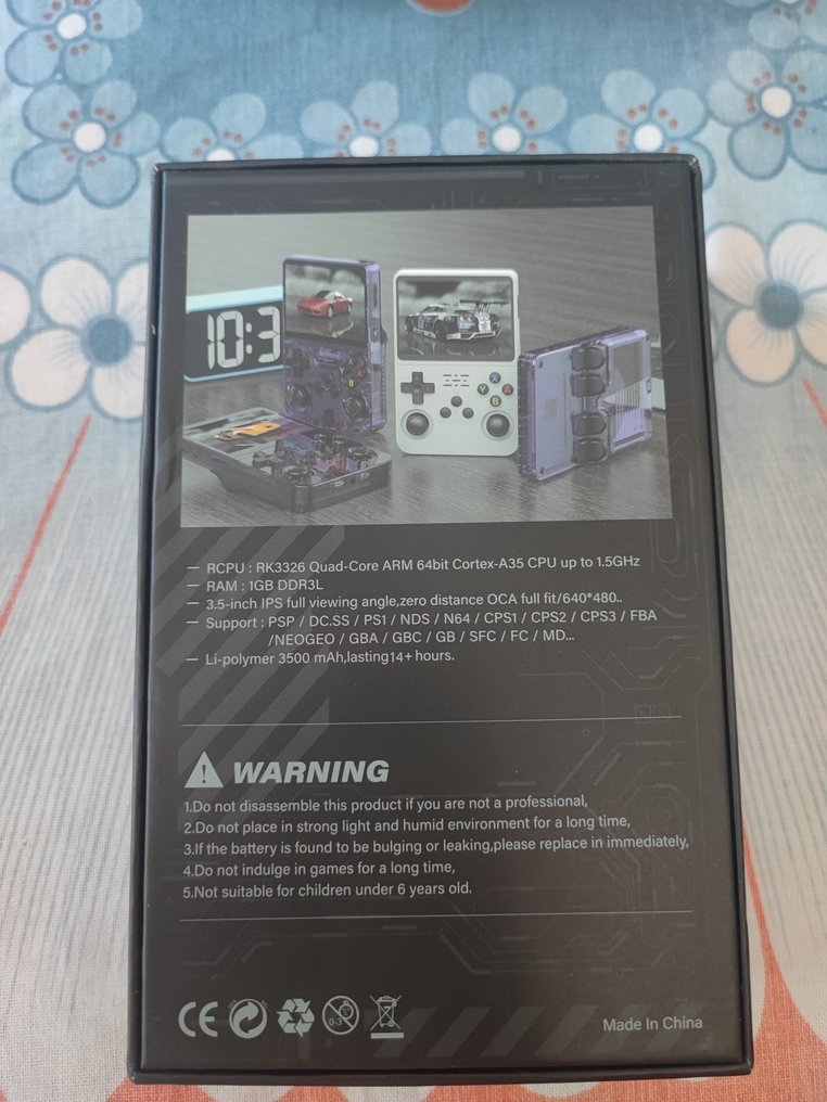 R36S - DS - R36S GameBoy Console Emulator Retro Gaming New - 1GB/64GB - 21,000 Games - Black - Videospielkonsole und Spiele - In der original verschweißten Verpackung #4.3