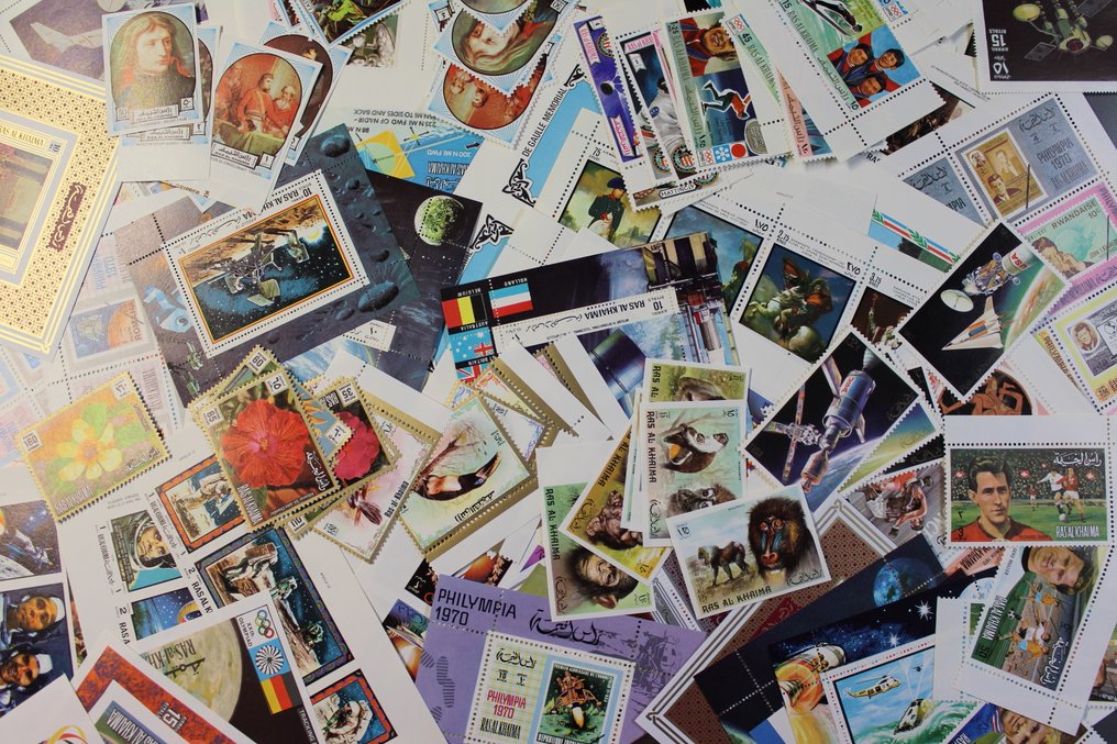 United Arab Emirates - Ras al Khaima
Collection only complete issues, small sheets over €3300.00 Michel #1.0