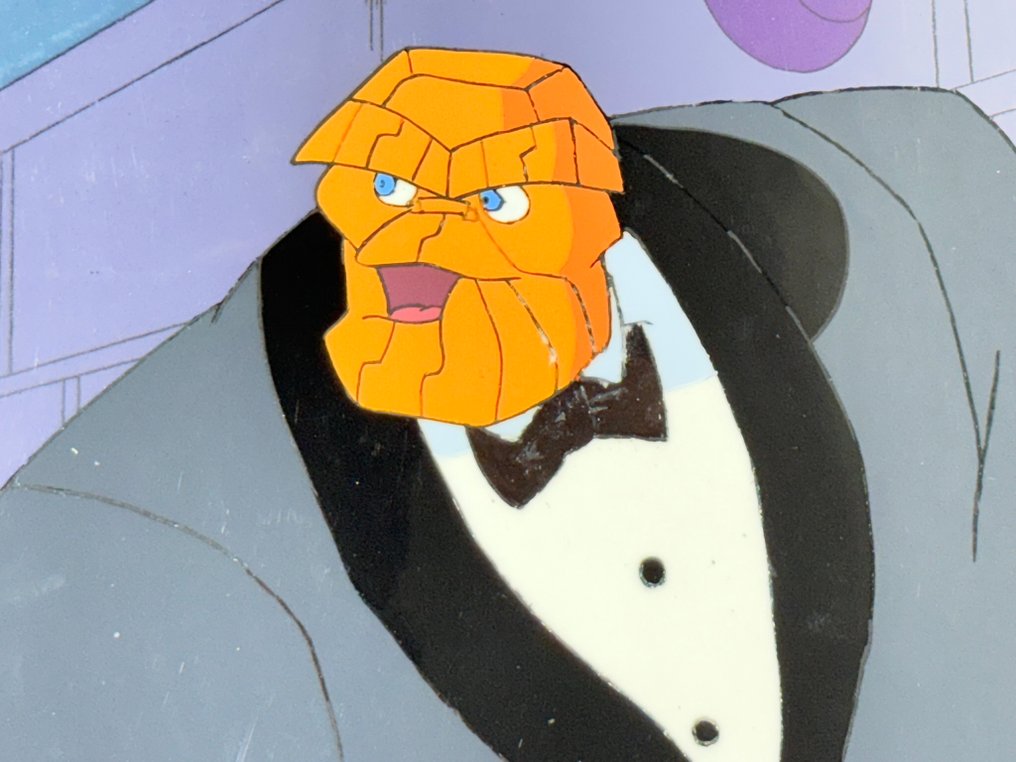 Marvel - Original animation cel of Thing with background - The Avengers (Animated tv. series) #1.0