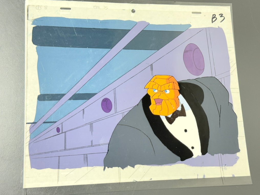 Marvel - Original animation cel of Thing with background - The Avengers (Animated tv. series) #1.0