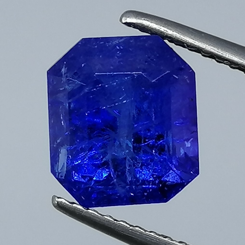 1 pcs  Blue Tanzanite  - 3.46 ct - Antwerp Laboratory for Gemstone Testing (ALGT) - Excellent quality and color #1.0