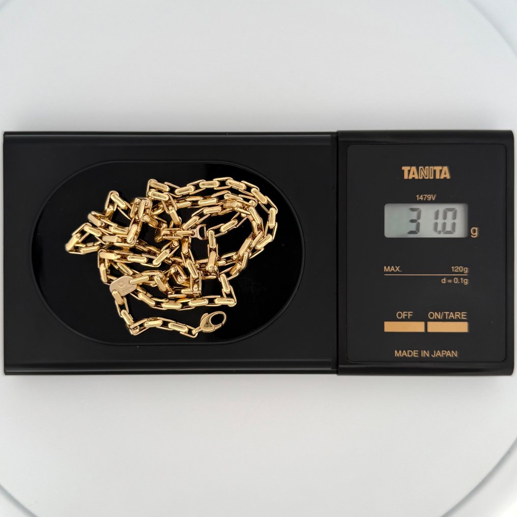 Collier - 18 carats Or jaune - Chaîne solide - “Fulkro” #1.0