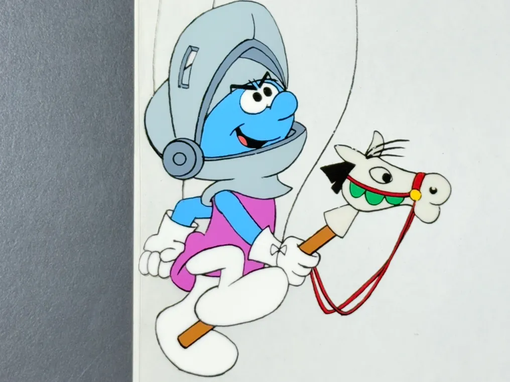 Hanna-Barbera - Original animation cel - The Smurfs (1981)