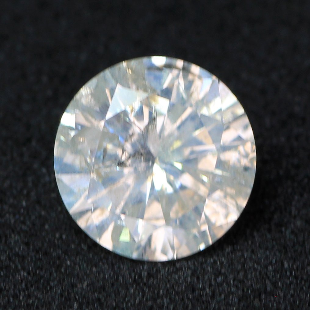 1 pcs Gyémánt (Természetes) - 1.02 ct - Kerek - K - I1 - Nemzetközi Gemmológiai Intézet (IGI) #3.2