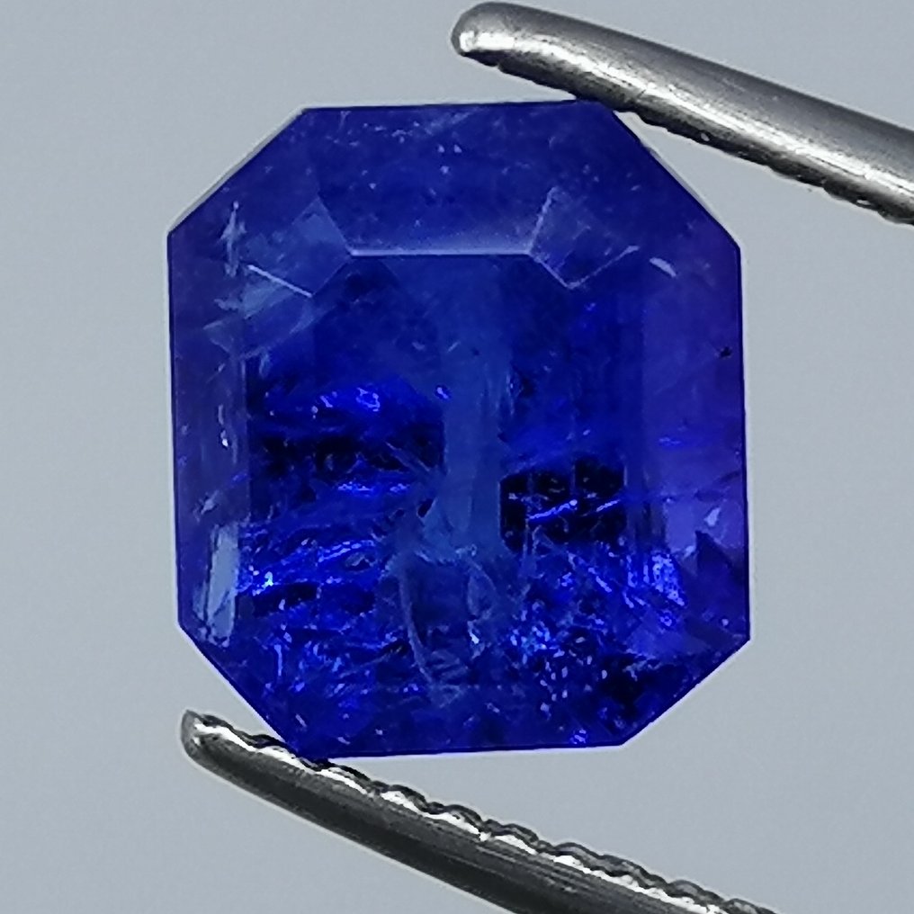1 pcs  Blue Tanzanite  - 3.46 ct - Antwerp Laboratory for Gemstone Testing (ALGT) - Excellent quality and color #1.0