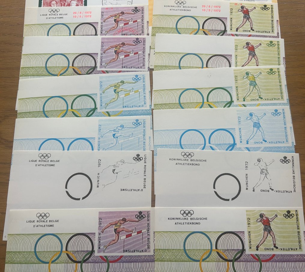 Βέλγιο 1949/1974 - Erinnofilie: πάνω από 35 διαφορετικές εκδόσεις. - tussen OBP/COB E53 en E129 (bijna volledig tussen E71 en E129) #4.3