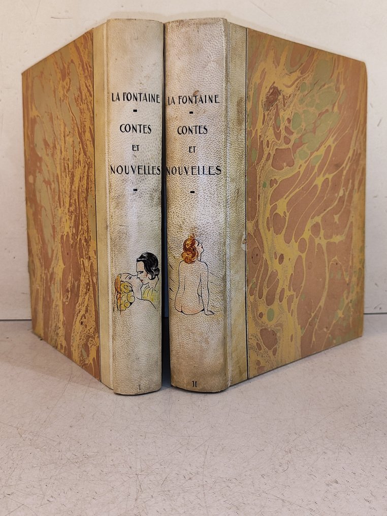 Brunelleschi / La Fontaine - Contes et nouvelles [Reliure peinte à la main] - 1937 #4.3