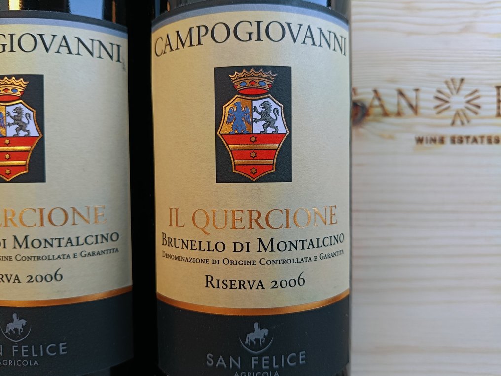 2006 Il Quercione - Μπρουνέλο ντι Μονταλσίνο Riserva, DOCG - 3 Bottles (0.75L) #3.2
