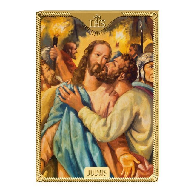 10 x 1/200 troy oz - Gold .999 - 2022 Tokelau .999 Fine Gold Jesus Christ 10-Coin-Bar Set (w/ Display Box & COA) #3.2