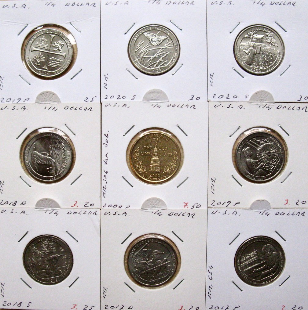美国. 200+ Coins Incl. 30+ SILVER. 1810-2022. Amazing selection (没有保留价) #2.1