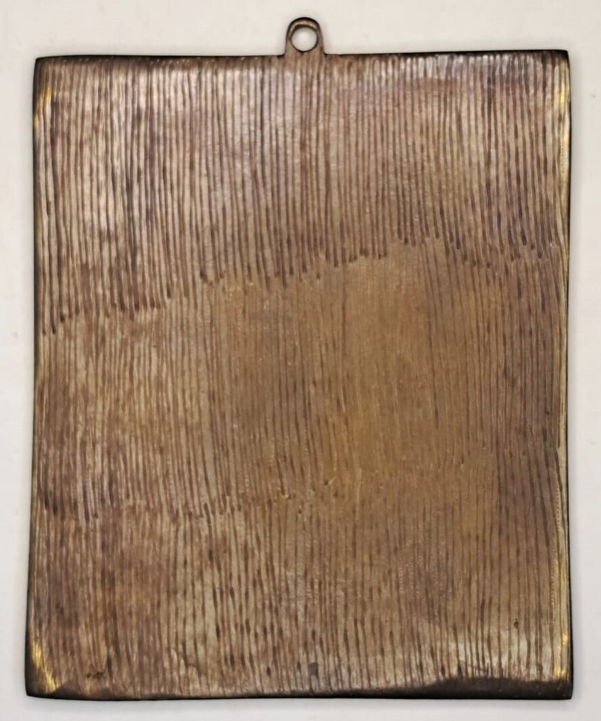 旅行图标 - 黄铜色, 搪瓷, 东正教朝圣之旅——先知以利亚的炽热入城——圣尼古拉斯奇迹行者 #1.0