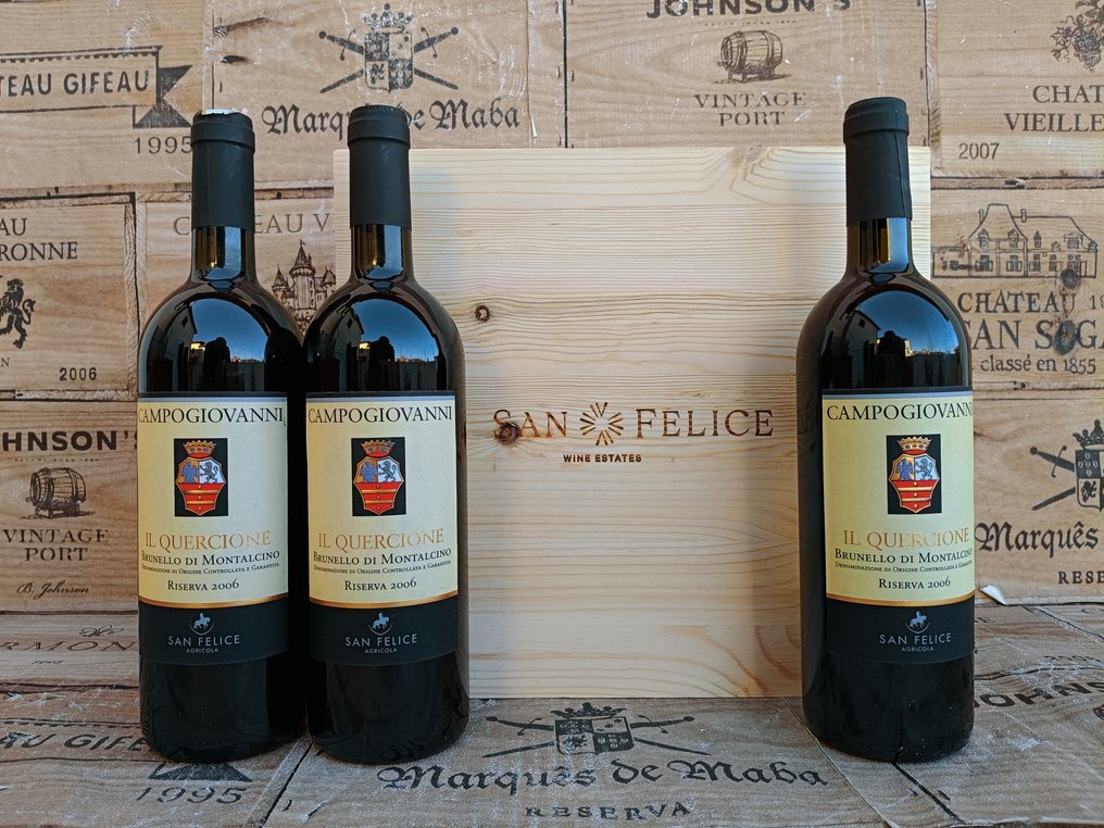 2006 Il Quercione - Μπρουνέλο ντι Μονταλσίνο Riserva, DOCG - 3 Bottles (0.75L) #2.1