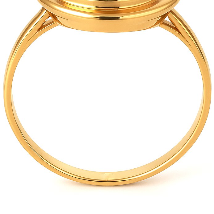 戒指 - 18 克拉 黃金 珊瑚 #1.0