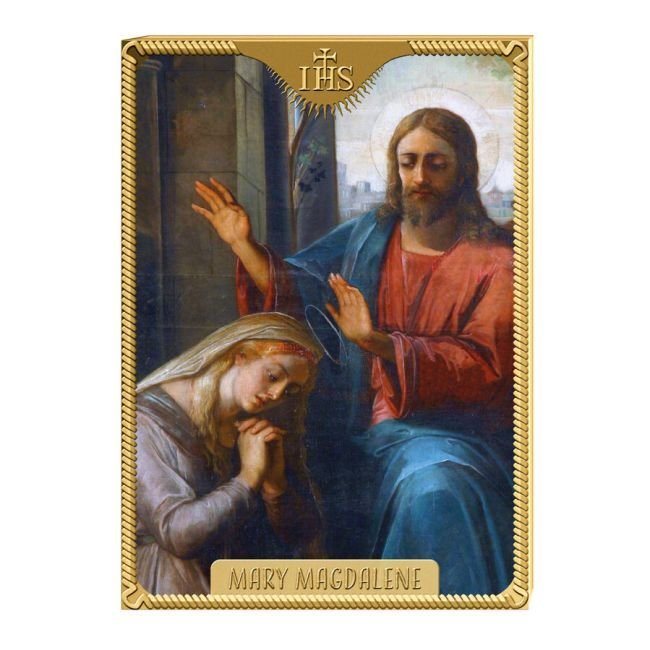 10 x 1/200 troy oz - Gold .999 - 2022 Tokelau .999 Fine Gold Jesus Christ 10-Coin-Bar Set (w/ Display Box & COA) #4.3