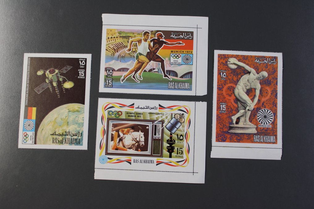 United Arab Emirates - Ras al Khaima
Collection only complete issues, small sheets over €3300.00 Michel #1.0