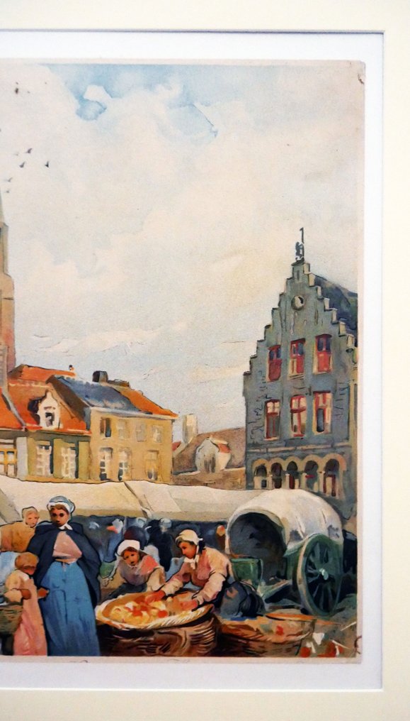 Flori(mond) Van Acker - Markt in Veurne - Lata 30. #4.3