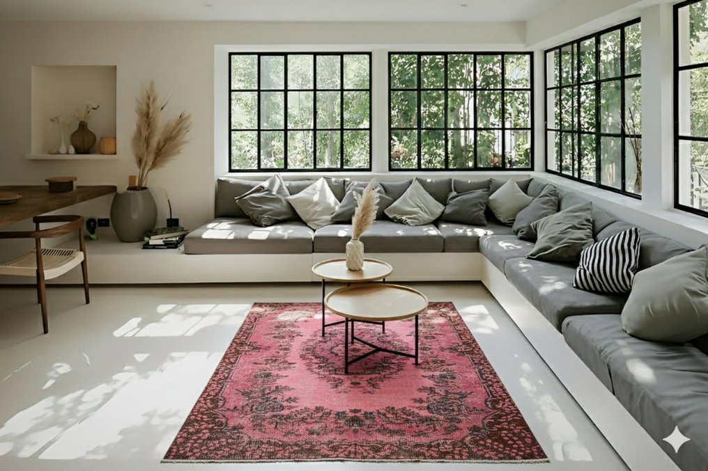 可爱粉色复古 - 小地毯 - 205 cm - 115 cm - 带有证书 #2.1