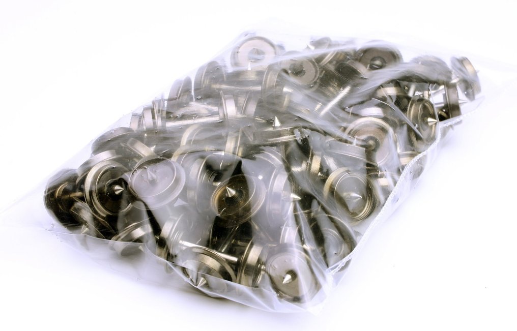 Toebehoren H0 H0 - Modelltog (50) - 50 stykker likestraum DC hjulsett · Diameter: 10,3 mm | Akse lengde: 24,2 mm · DC · I samsvar med #2.1