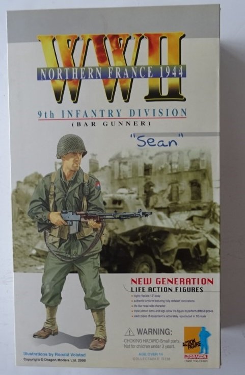 威龙模型  - 可动人偶 Sean - 9 nd. Infantery Div. Bar gunner. - 2000-2010 - 香港 #1.0
