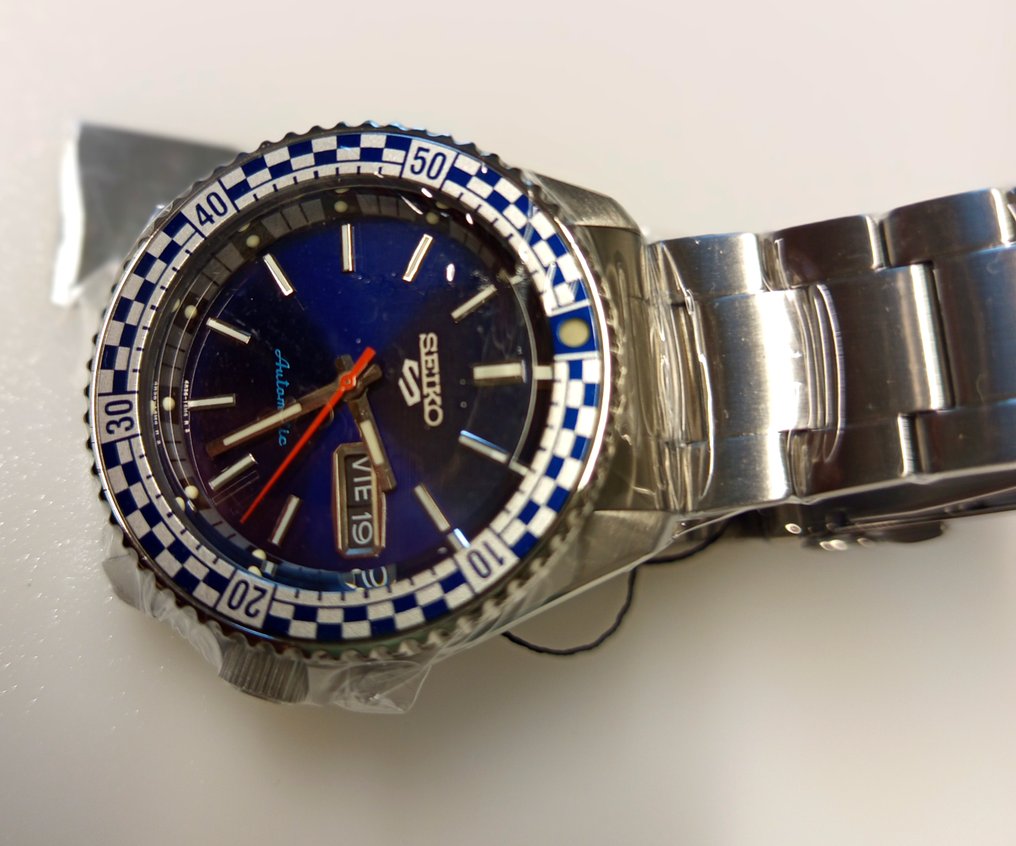 Seiko - 5 Sports Checker Flag - Special Edition 2024 - No Reserve Price - SRPK65K1 - Men - 2020+ #1.0