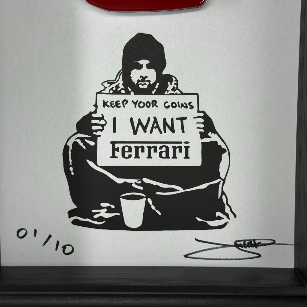 Artwork - Ferrari - Want Ferrari - Feat Bansky #4.3