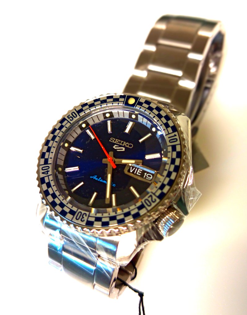 Seiko - 5 Sports Checker Flag - Special Edition 2024 - No Reserve Price - SRPK65K1 - Men - 2020+ #1.0