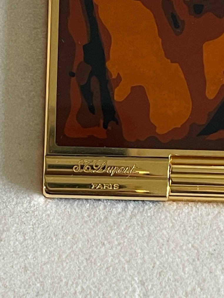 S.T. Dupont - Line 2 - Accendino - Placcato oro, Lacca #3.2