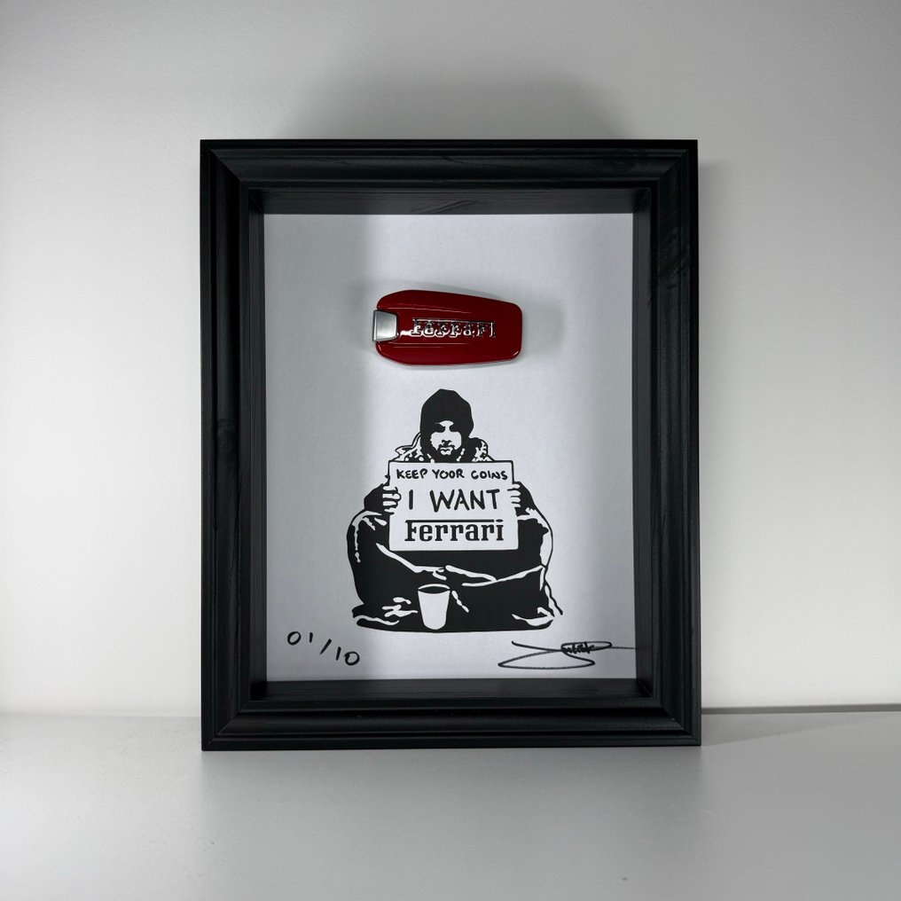 Artwork - Ferrari - Want Ferrari - Feat Bansky #1.0