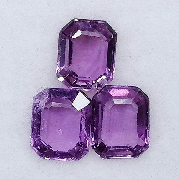 3 pcs  Ροζ Ζαφείρι  - 1.19 ct - Instituto Gemólogico Español (IGE) - Χωρίς θεραπείες #4.3