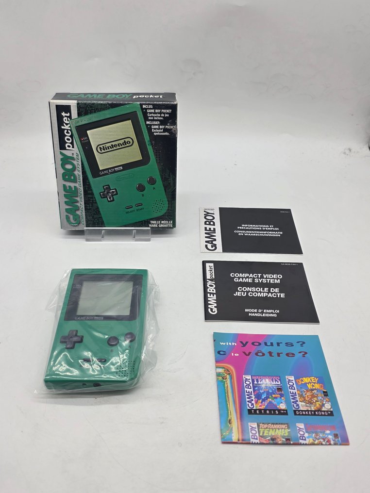 Nintendo - Gameboy Pocket - FAH - TAILLE Limited Edition Green - Mgb-01 - Console per videogiochi - Nella scatola originale #1.0