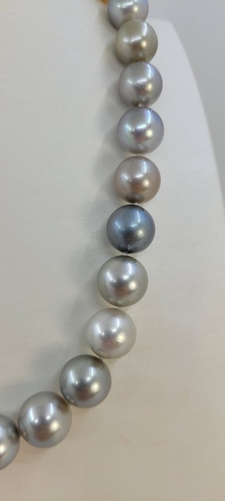 项链 PSL 认证的大溪地珍珠 - 11.0x13.2毫米 #2.1