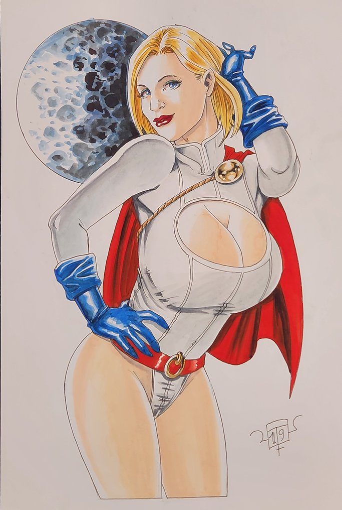 Franck Tacito - 1 Original drawing - Pin Up - 2019 #1.0
