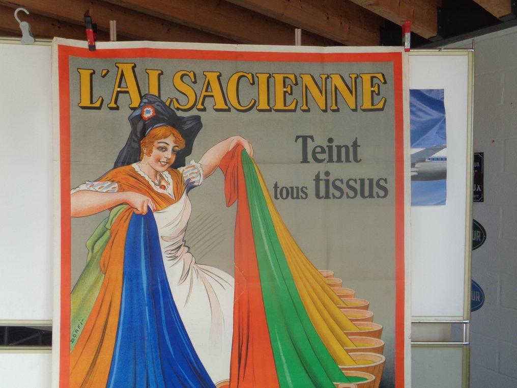 Dorfi - Imp Goossens Bruxelles - L'Alsacienne Peint Tous Tissus - 1940‹erne #1.0