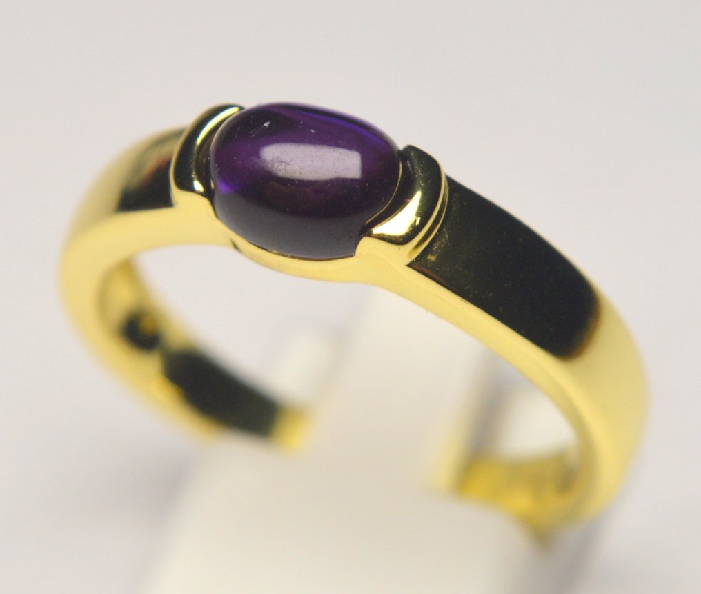 Ametyst - 925 sølv - Ring #1.0
