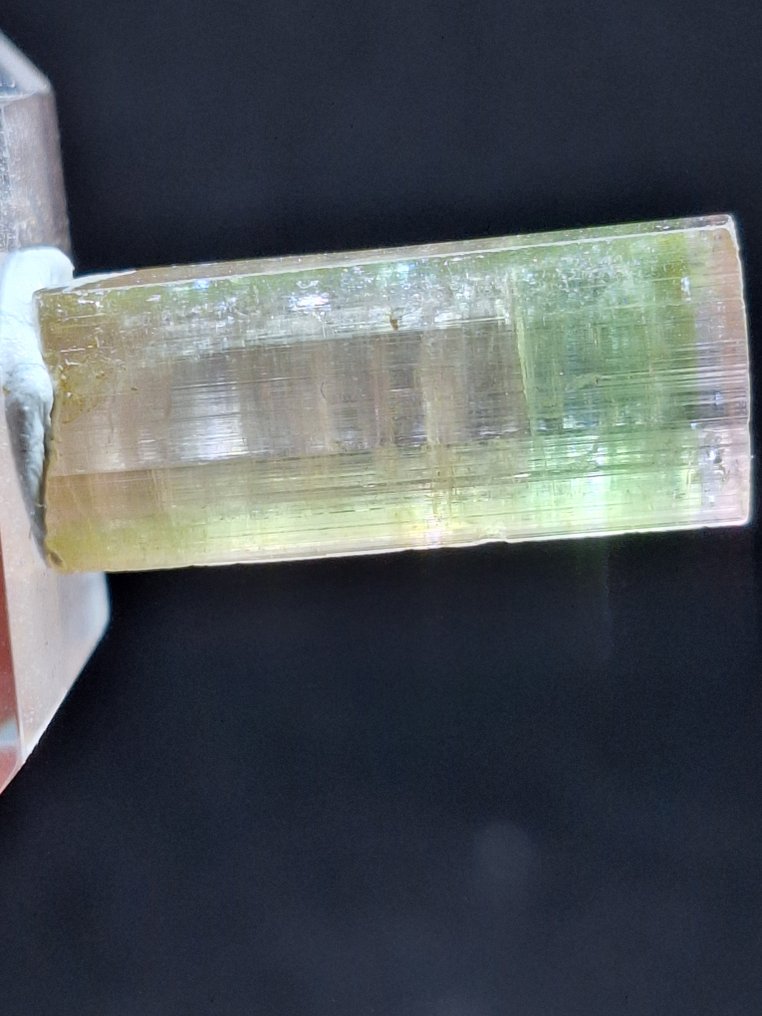 Σπάνια ιταλική Elbaite tourmaline Κρύσταλλος - Ύψος: 25 mm - Πλάτος: 12 mm- 6.5 g #2.1