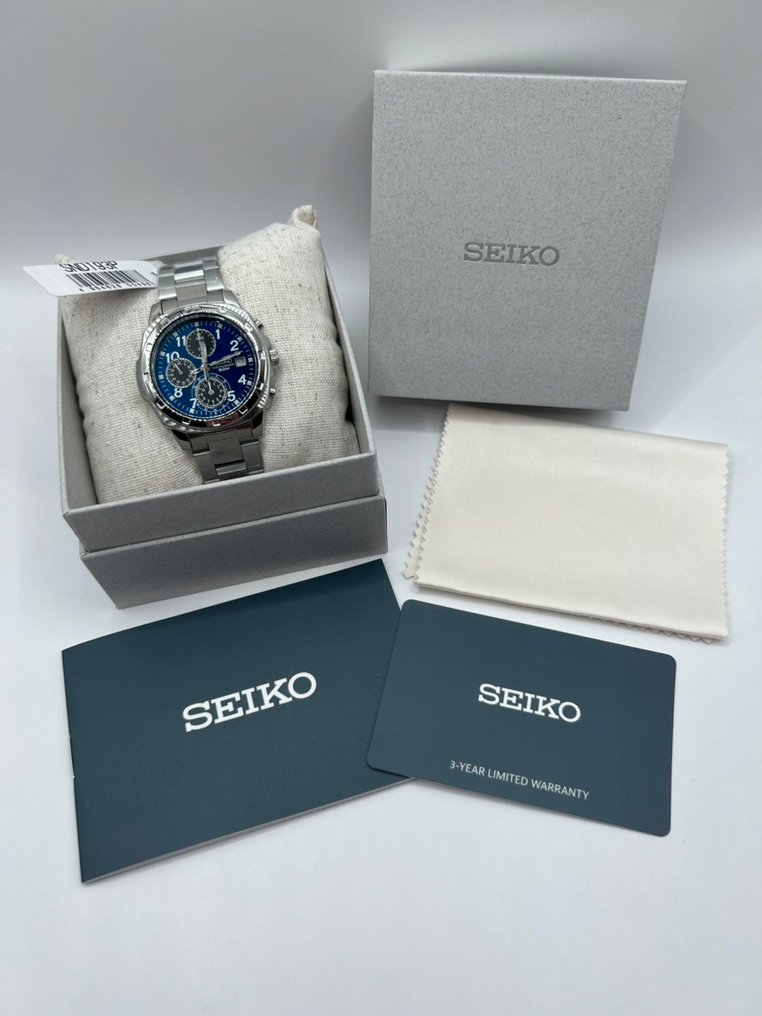 Seiko - Blue Chronograph - χωρίς τιμή ασφαλείας - SND193 - Άνδρες - 2020+  #1.0