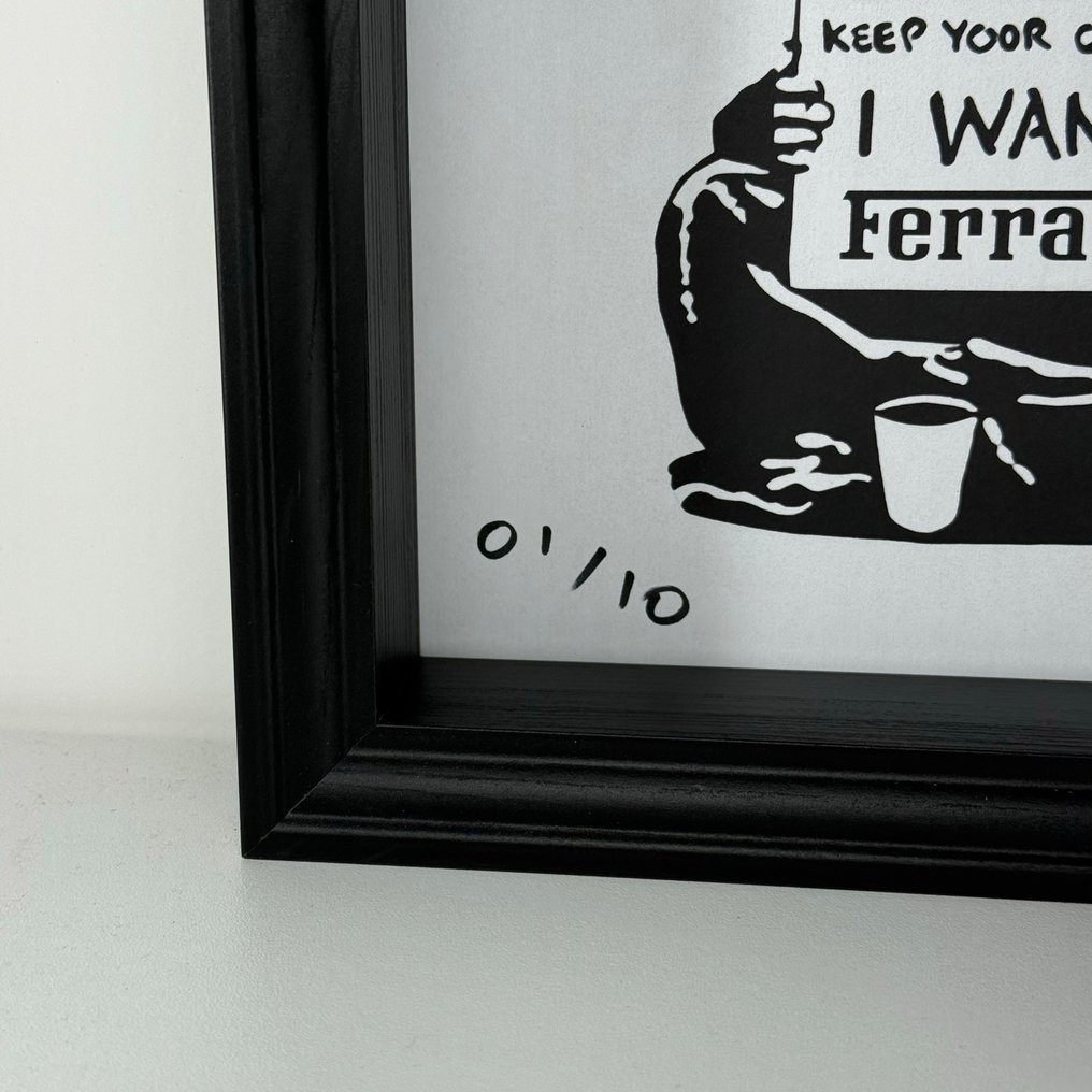 Artwork - Ferrari - Want Ferrari - Feat Bansky #2.1