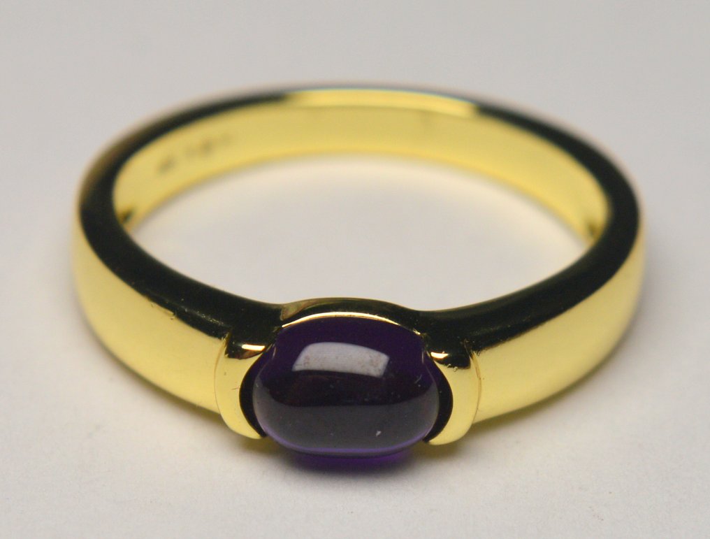 Ametyst - 925 sølv - Ring #2.1