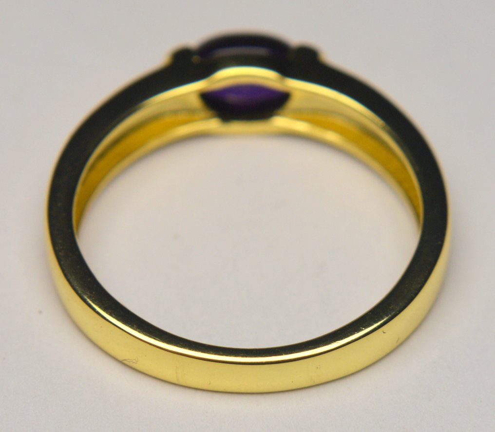 Ametyst - 925 sølv - Ring #4.3