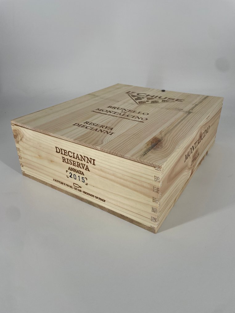 2015 Le Chiuse, Diecianni - Brunello di Montalcino Riserva - 3 Pullot (0.7 L) #3.2