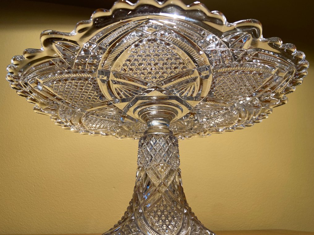 Val Saint Lambert - Charles Graffart & René Delvenne - Kuchenständer - Gilbert - Demi-crystal - Art déco #1.0