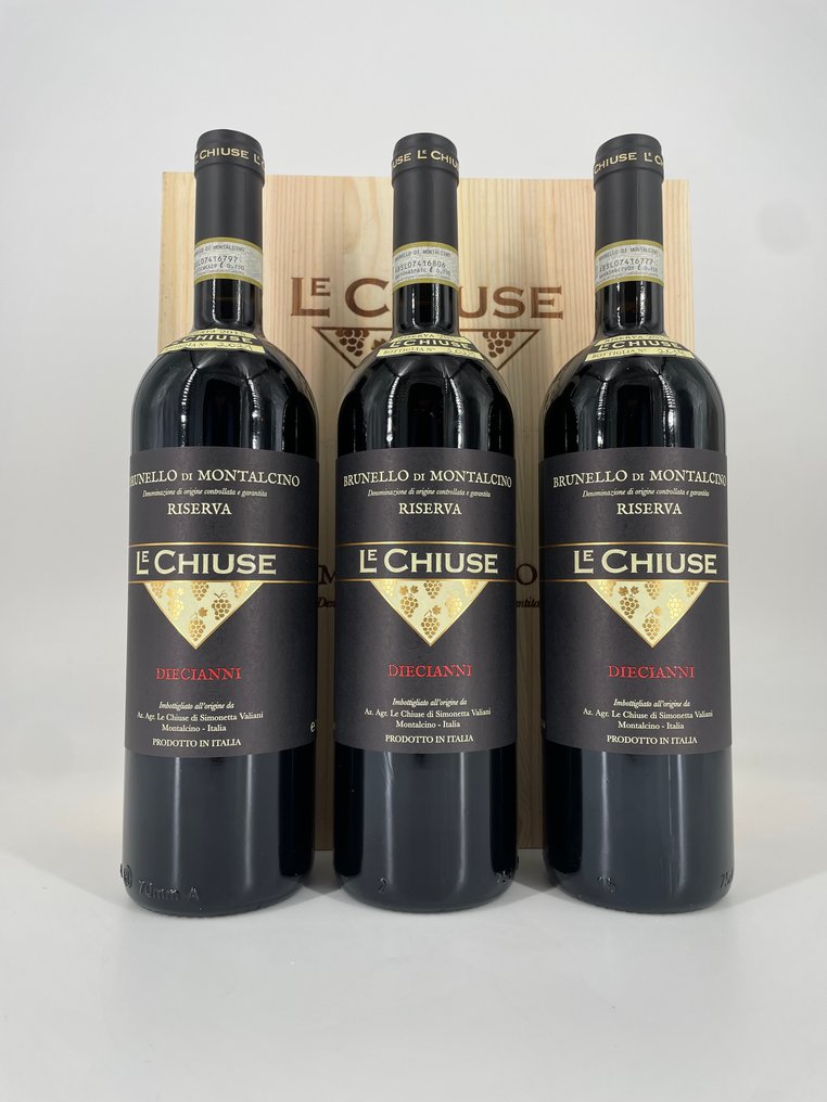 2015 Le Chiuse, Diecianni - Brunello di Montalcino Riserva - 3 Pullot (0.7 L) #1.0