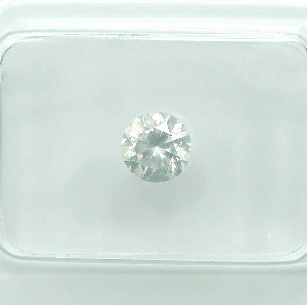 1 pcs 鑽石  (天然)  - 0.52 ct - 圓形 - I1 - Gem Report Antwerp (GRA) #4.3