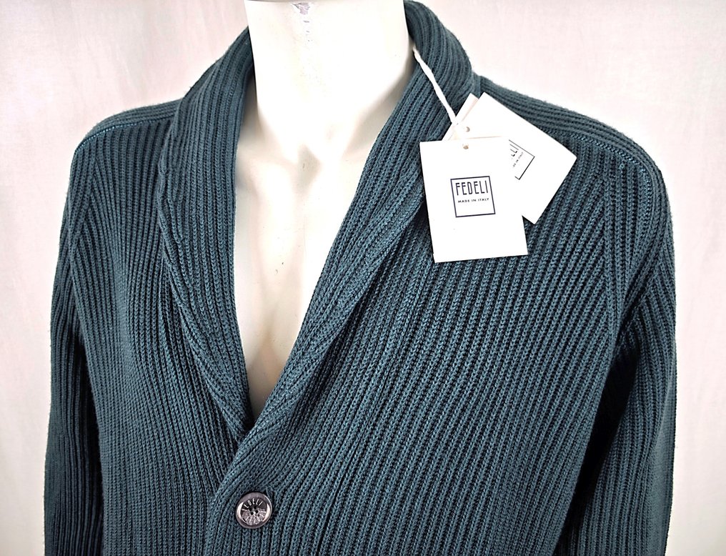 Fedeli - NEW, 100% Wool - Cardigan - New with tags #2.1