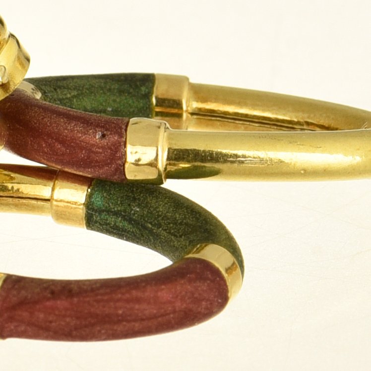 Øreringe - 18 kraat Gulguld #1.0