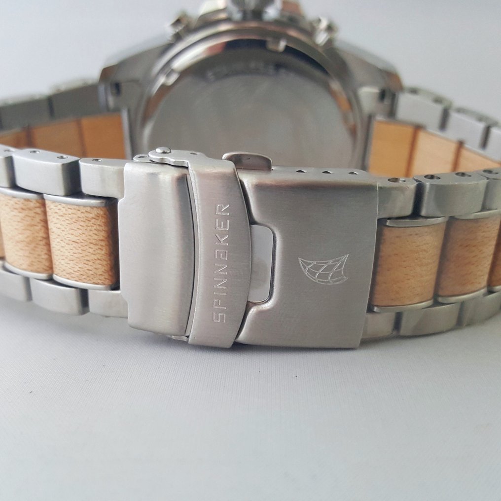 Spinnaker - Wood Edition - Seiko Chronograph - Rare - New - No reserve price - Men - 2025 #3.2