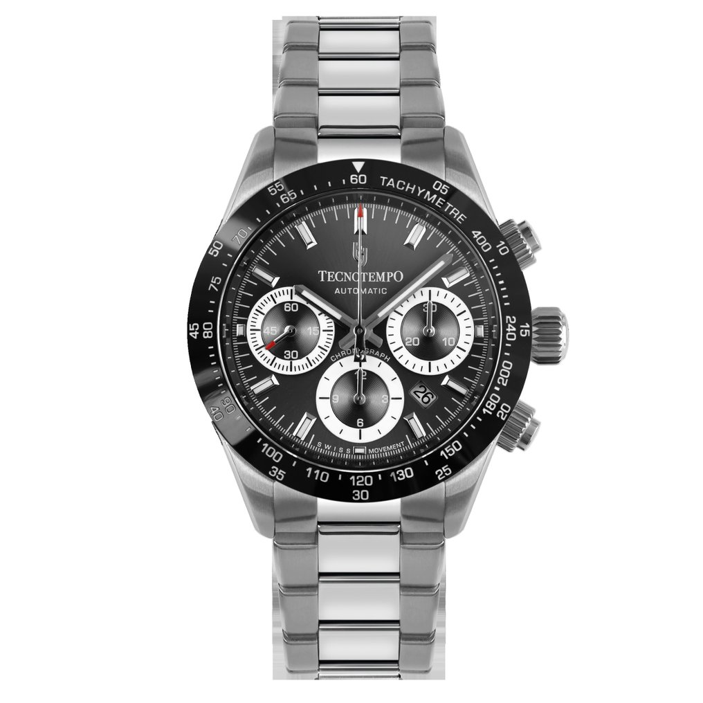 Tecnotempo - "Chrono Round" - Designed and Assembled in Italy - Automatic Swiss Movt - - TT.200RO.AG - 男士 - 2020年及之后  #1.0