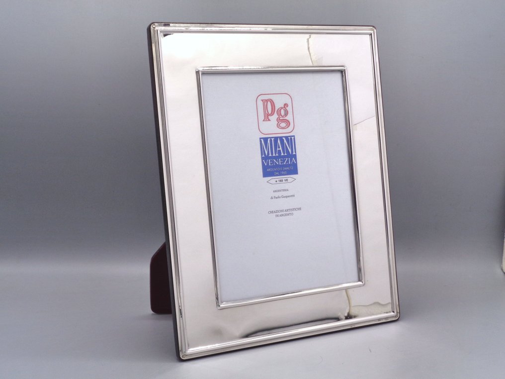 PG-Miani Argenteria - Picture frame - .925 silver - Liscia 13x18 #1.0