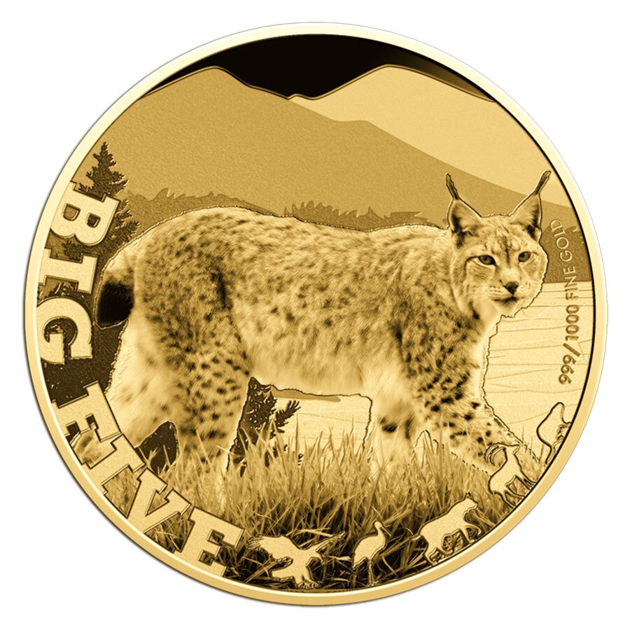 10 x 1/200 Troy Oz - Gold .999 - "Big Five of Europe" ​​10-Coin Set (w/ Display Case & COA) - With certificate #2.1